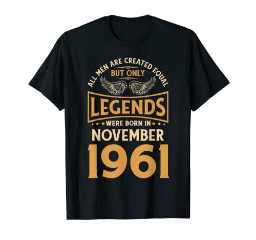 Las leyendas de cumpleaños nacieron en noviembre de 1961. Camiseta