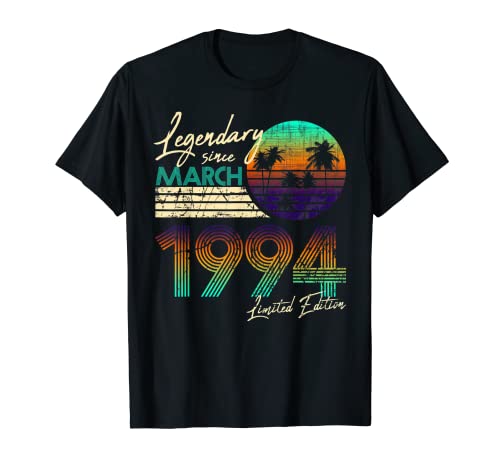 Cumpleaños legendario desde marzo de 1994. Camiseta