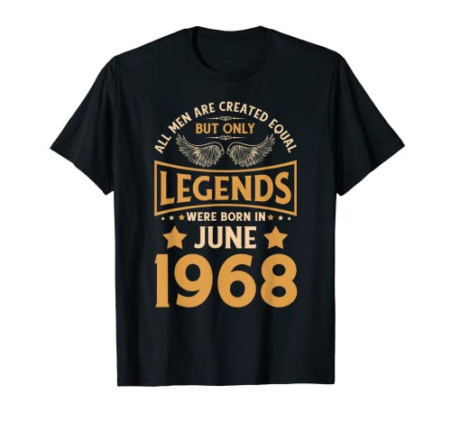 Las leyendas de cumpleaños nacieron en junio de 1968. Camiseta