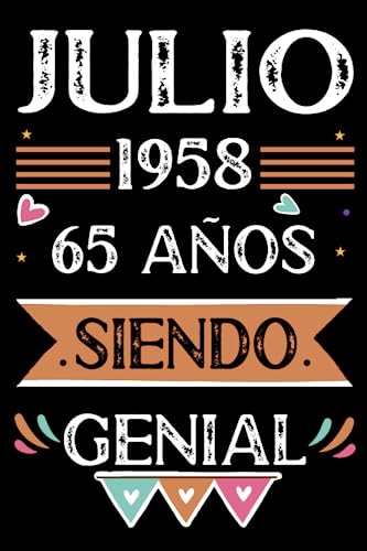 CUADERNO, Julio 1958, 65 Años Siendo Genial: Libro de visitas, cuaderno, 110 páginas de...