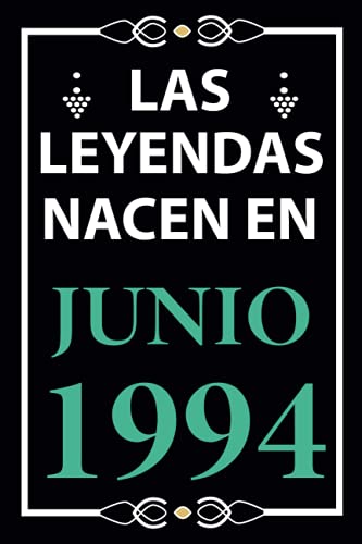 Las leyendas nacen en Junio 1994: Regalo de cumpleaños perfecto para hombre y mujer de 27 años I...
