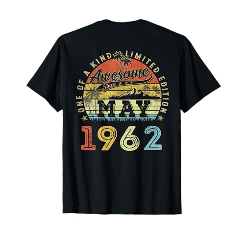 (ON Back) 64 Edición Limitada 1962 Mayo 64 cumpleaños Camiseta
