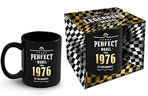 Bombo Taza de cumpleaños con año de nacimiento 1976