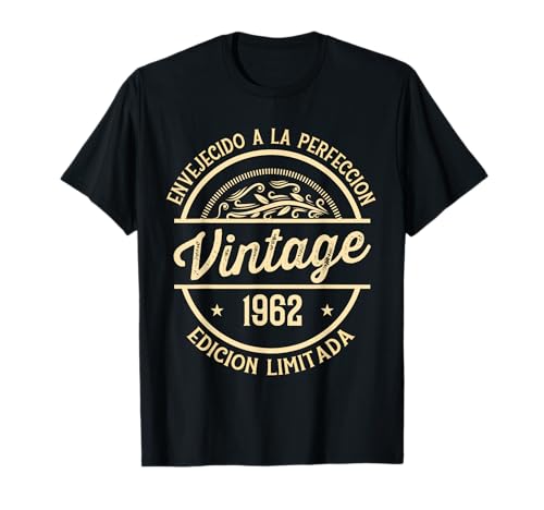 Hombre 61 Cumpleaños Nacido En 1962 Vintage 61 Años Camiseta