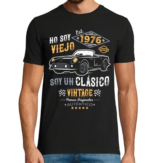 latostadora Camisetas Regalo 50 Cumpleaños Hombre - Camiseta 50 Años Hombre - Camiseta 1976