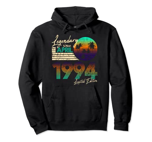 Cumpleaños legendario desde abril de 1994. Sudadera con Capucha