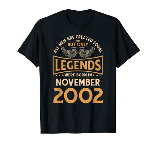 Las leyendas de cumpleaños nacieron en noviembre de 2002. Camiseta