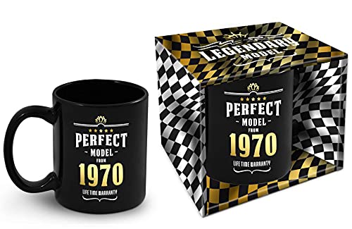 Bombo Taza de cumpleaños con año de nacimiento 1970