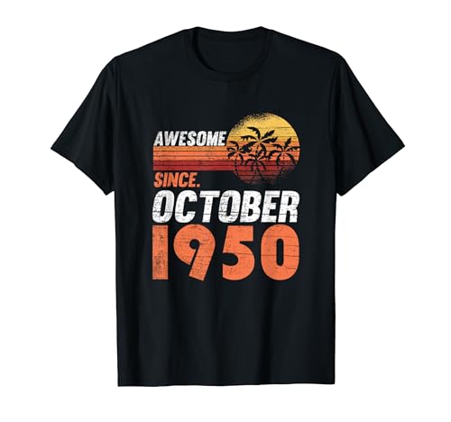 Cumpleaños octubre 1950 Camiseta