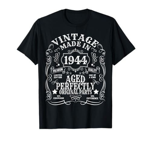 81 cumpleaños hombre mujer 81 años 1944 decoración divertido regalo Camiseta