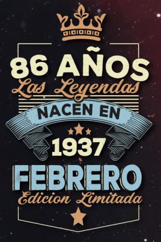 Las leyendas nacen en 86 años 1937 febrero: Ideas de regalos para hombres, ideas de cumpleaños 86...
