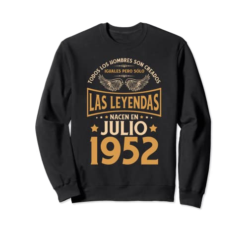 Cumpleaños Hombre Regalos Las Leyendas Julio 1952 Sudadera