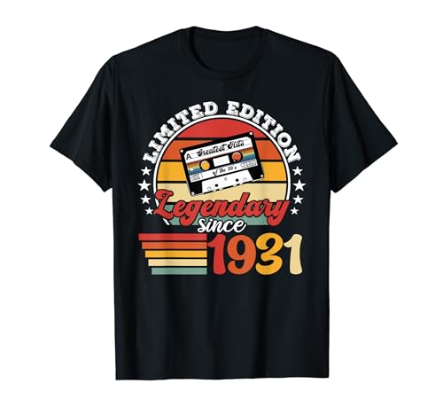 Fiesta de cumpleaños nacido en 1931. Año de cumpleaños 1931 Camiseta
