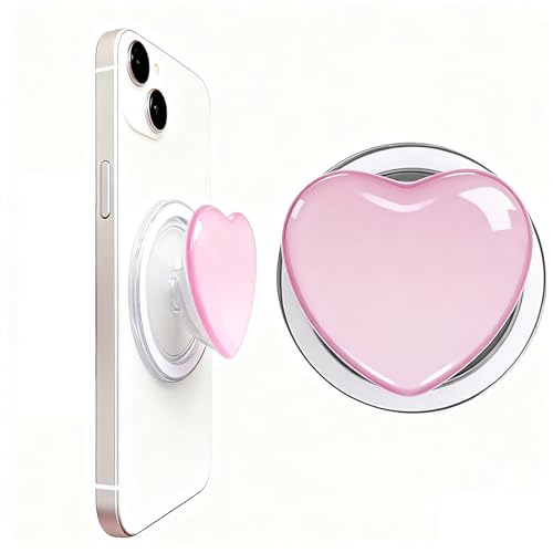 Soporte Magnetico Movil,Agarre Magnético Retráctil con Diseño de Corazón Soporte Agarre Amor...