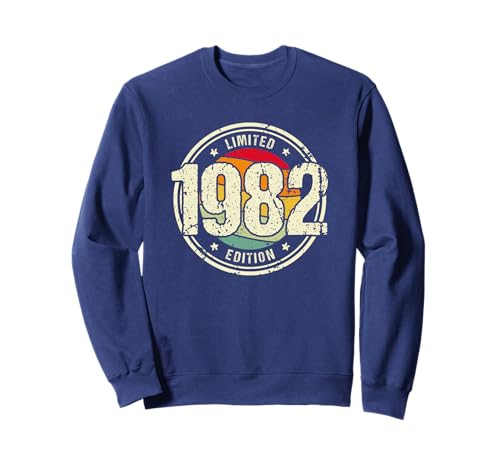 Retro 43 Años Nacido en 1982 Edición Limitada 43 Cumpleaños Sudadera