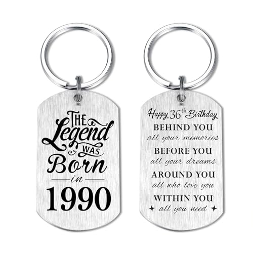 Yobent Regalos de cumpleaños número 36 para hombres de 1989, regalos de cumpleaños de 36 años...