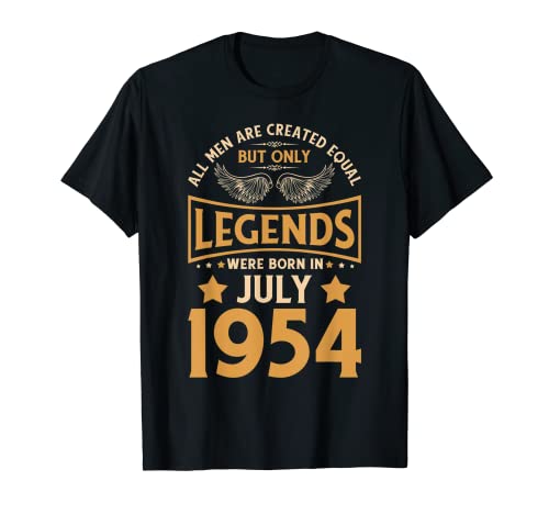 Las leyendas de cumpleaños nacieron en julio de 1954. Camiseta
