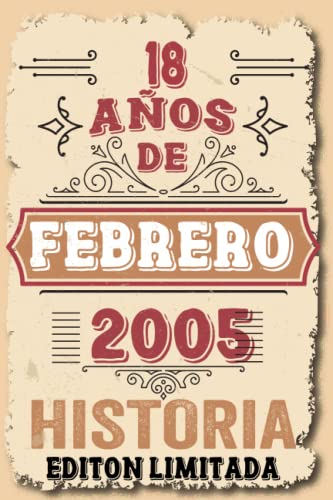 18 Años Cumpleaños Vintage En Febrero 2005: 18 años Regalos de cumpleaños de Febrero | Citas de...