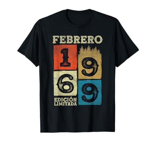 Febrero 1969 Vintage - 57 Años Regalo Cumpleaños Hombre Camiseta