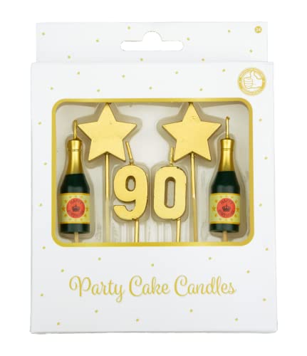 Velas para tartas de cumpleaños, 90 años