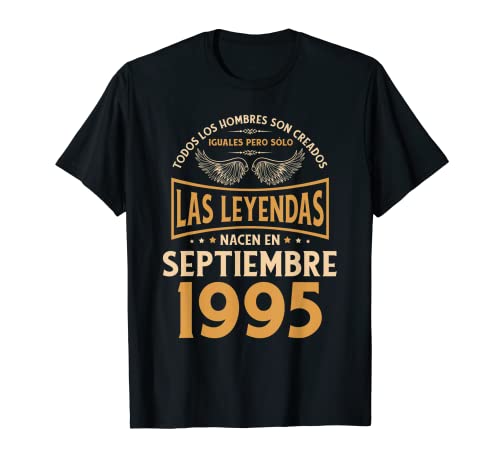 Cumpleaños Hombre Regalos Las Leyendas Septiembre 1995 Camiseta