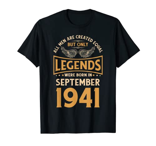 Las leyendas de cumpleaños nacieron en septiembre de 1941. Camiseta