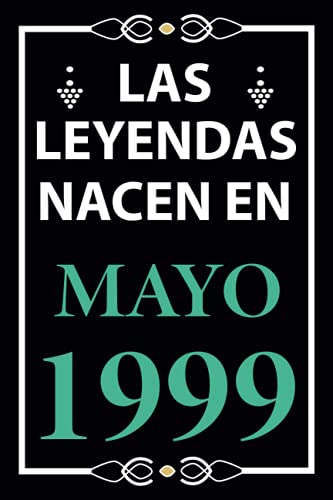 Las leyendas nacen en Mayo 1999: Regalo de cumpleaños perfecto para hombre y mujer de 22 años I...