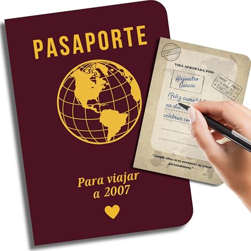 EQUIK PRODUCTS Tarjeta cumpleaños 18 años | 18 cumpleaños hombre, 18 cumpleaños mujer | Libro...