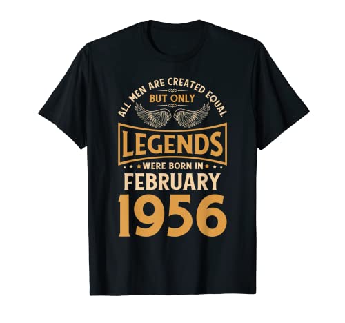 Las leyendas de cumpleaños nacieron en febrero de 1956. Camiseta