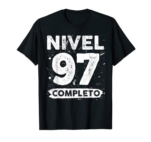 Nivel 97 Completo 97 años cumpleaños Camiseta