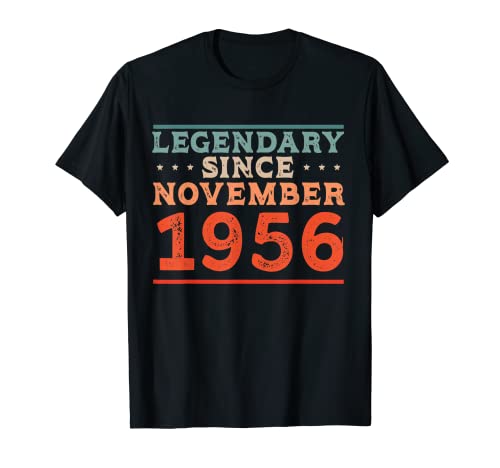 Legendaria desde noviembre de 1956 Fiesta de cumpleaños retro de los años 50 Camiseta