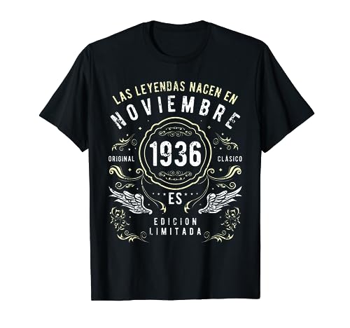 Las Leyendas Nacen En Noviembre 1936 Camiseta