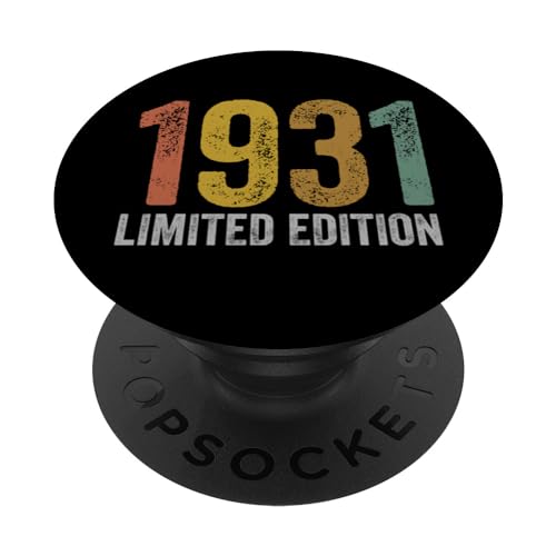 Cumpleaños 1931 PopSockets PopGrip Intercambiable
