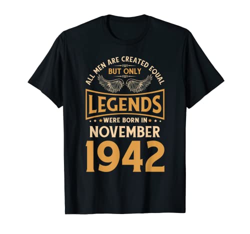Las leyendas de cumpleaños nacieron en noviembre de 1942. Camiseta