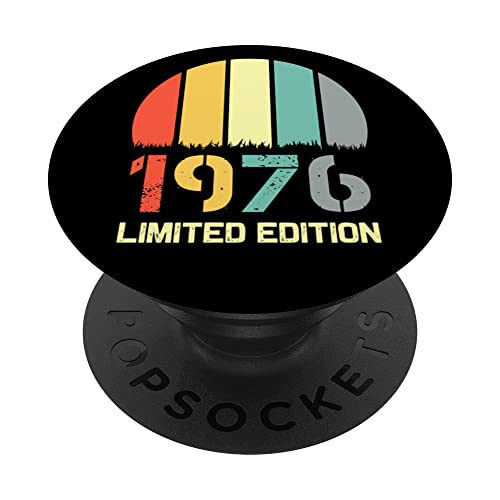 Born In 1976 Edición Limitada 1976 Cumpleaños Popsocket 1976 PopSockets PopGrip Intercambiable