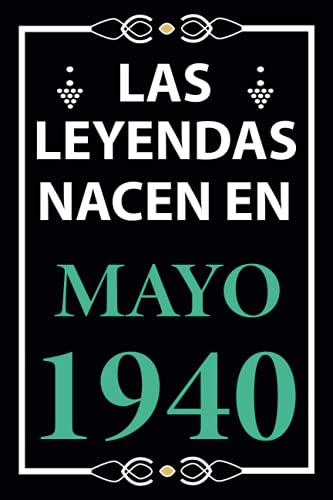 Las leyendas nacen en Mayo 1940: Regalo de cumpleaños perfecto para hombre y mujer de 81 años I...