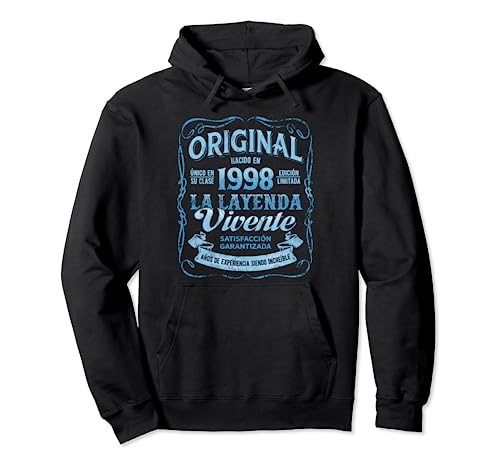 Original Nacido En 1998 Edición Limitada 26 Cumpleaños Sudadera con Capucha
