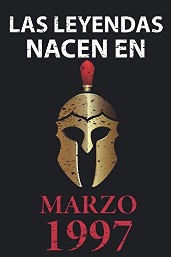 Las leyendas nacen en marzo 1997: Regalo de cumpleaños perfecto para hombre y mujer de 24 años I...