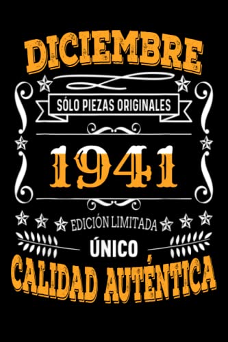 CUADERNO, diciembre 1941, 81 Años Siendo Genial: Regalo de 81 cumpleaños para mujeres y hombres,...