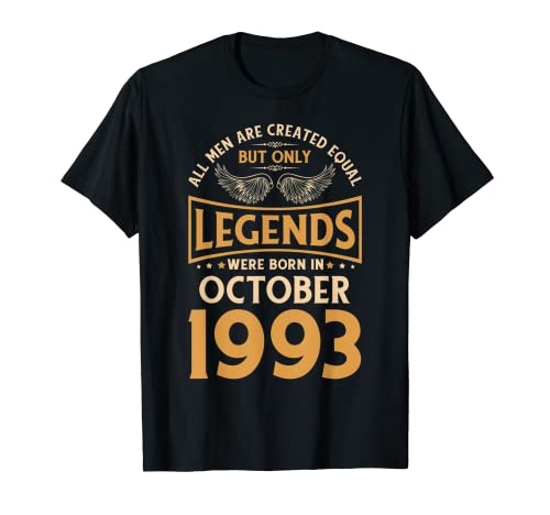 Las leyendas de cumpleaños nacieron en octubre de 1993. Camiseta