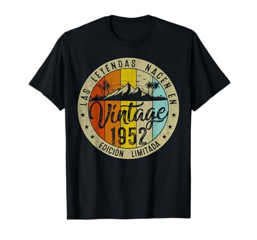 73 años cumpleaños hombre mujer vintage 1952 Regalo Camiseta