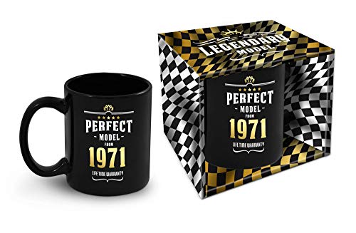 Bombo Taza de cumpleaños con año de nacimiento 1971