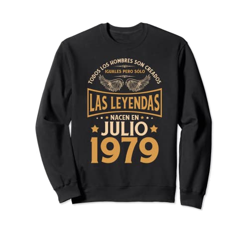 Cumpleaños Hombre Regalos Las Leyendas Julio 1979 Sudadera