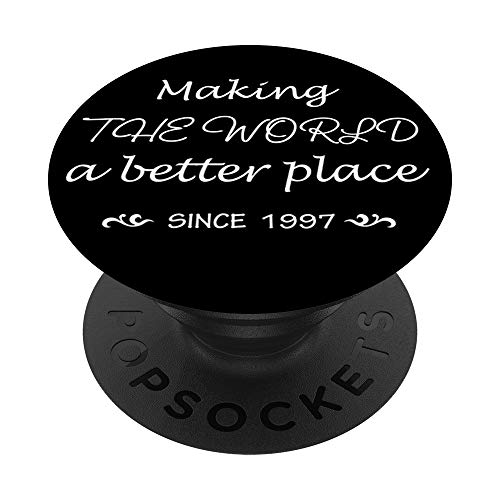 Mujer de 23 años Regalo de cumpleaños número 23 Nacido en PopSockets PopGrip: Agarre...