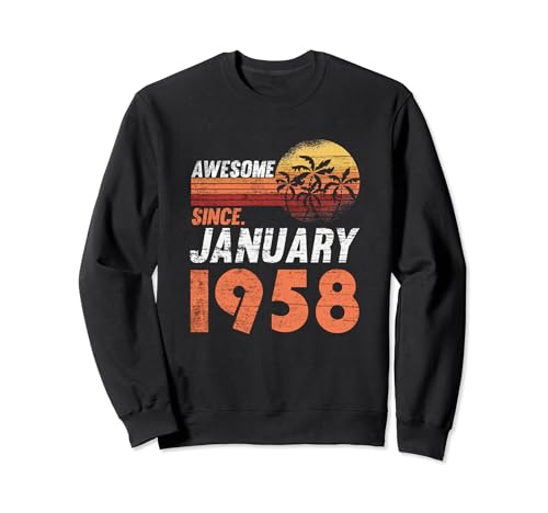 Cumpleaños de enero 1958 Sudadera