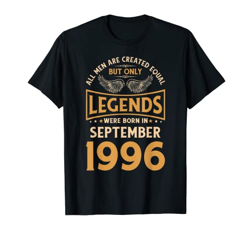 Las leyendas de cumpleaños nacieron en septiembre de 1996. Camiseta