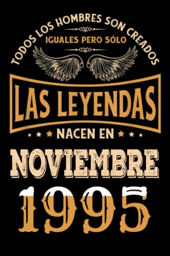 Regalo de 27 Cumpleaños Para Hombre : Las Leyendas Nacen en Noviembre 1995: Regalos de Cumpleaños...