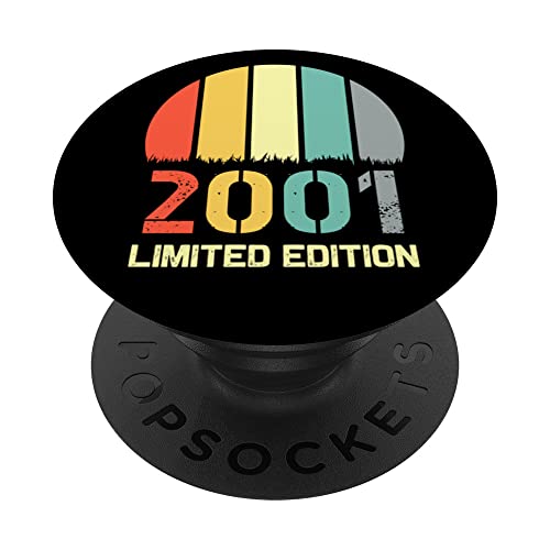Born In 2001 Edición Limitada 2001 Cumpleaños Popsocket 2001 PopSockets PopGrip Intercambiable