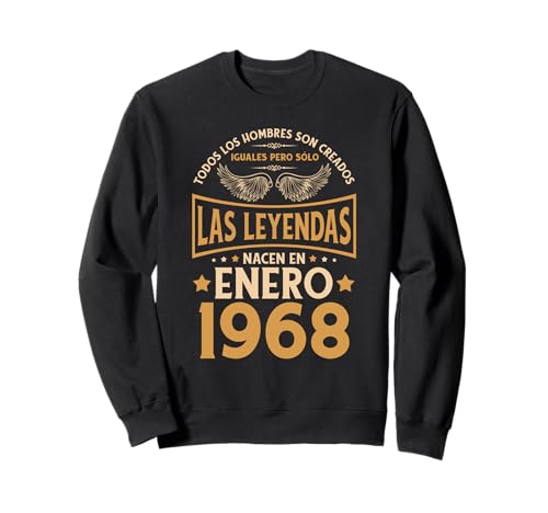 Cumpleaños Hombre Regalos Las Leyendas Enero 1968 Sudadera