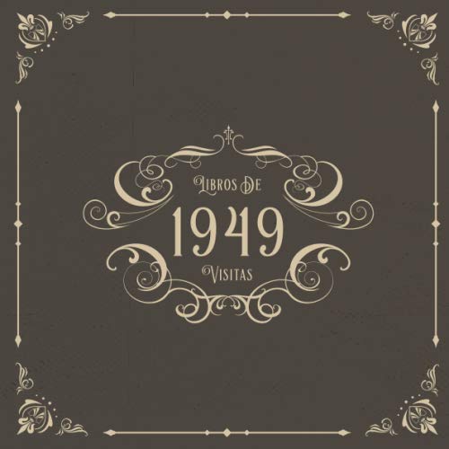 1949 Libros de Visitas: Libros de visitas para fiestas de cumpleaños de estilo vintage para que la...